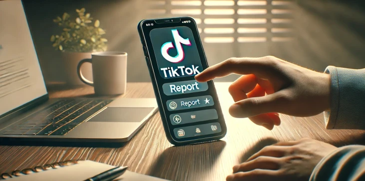 relatório no tik tok