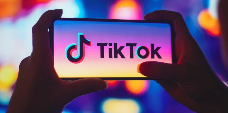 Logotipo do telefone TikTok
